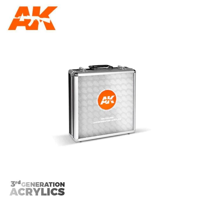 Products AK Acrylic 3G -  Briefcase With 100 Gen 3 Colors (AK11702)