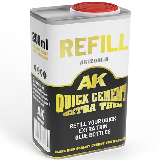 AK Interactive - Extra Thin Quick Cement Refill