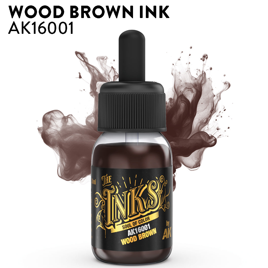 AK Interactive - The Inks: Wood Brown (AK16001)
