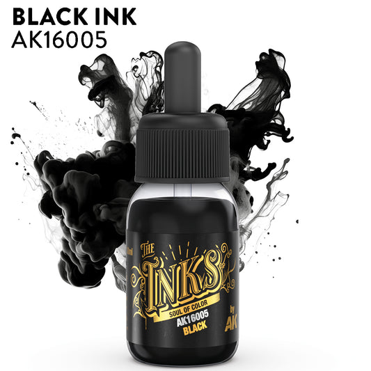 AK Interactive - The Inks: Black (AK16005)