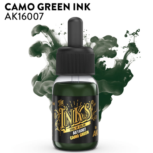 AK Interactive - The Inks: Camo Green (AK16007)