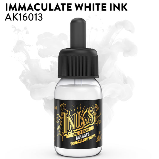AK Interactive - The Inks: Immaculate White (AK16013)