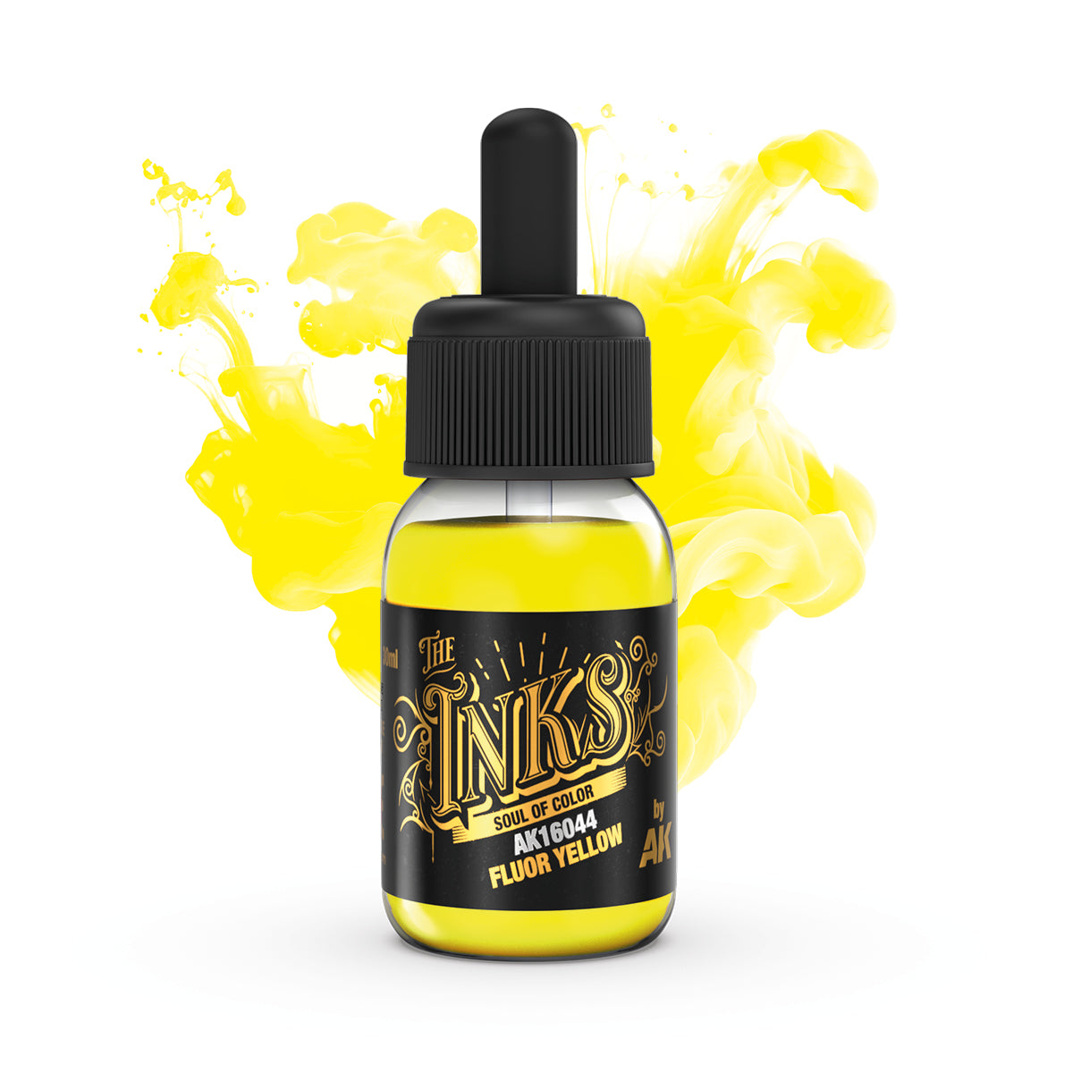 AK Interactive - The Inks: Fluor Yellow (AK16044)