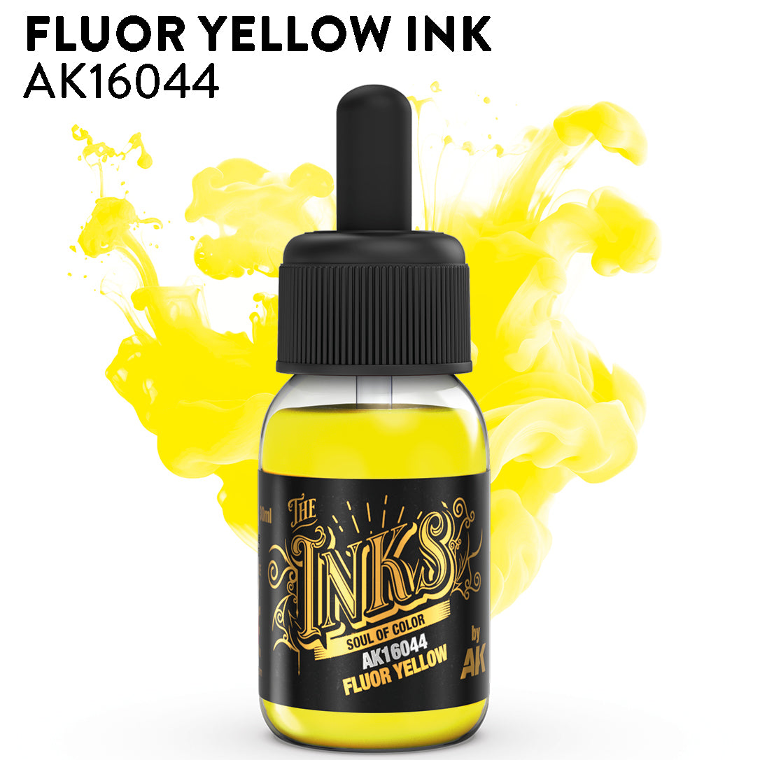 AK Interactive - The Inks: Fluor Yellow (AK16044)