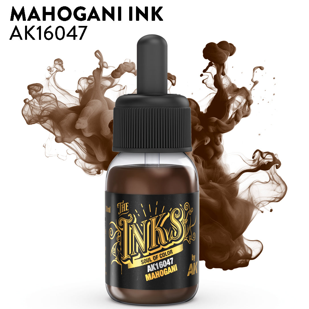 AK Interactive - The Inks: Mahogani (AK16047)