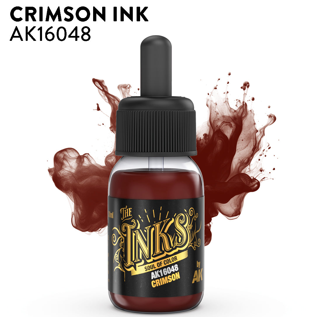AK Interactive - The Inks: Crimson (AK16048)