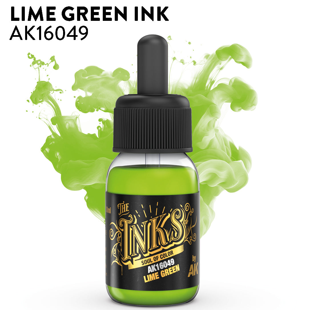 AK Interactive - The Inks: Lime Green (AK16049)