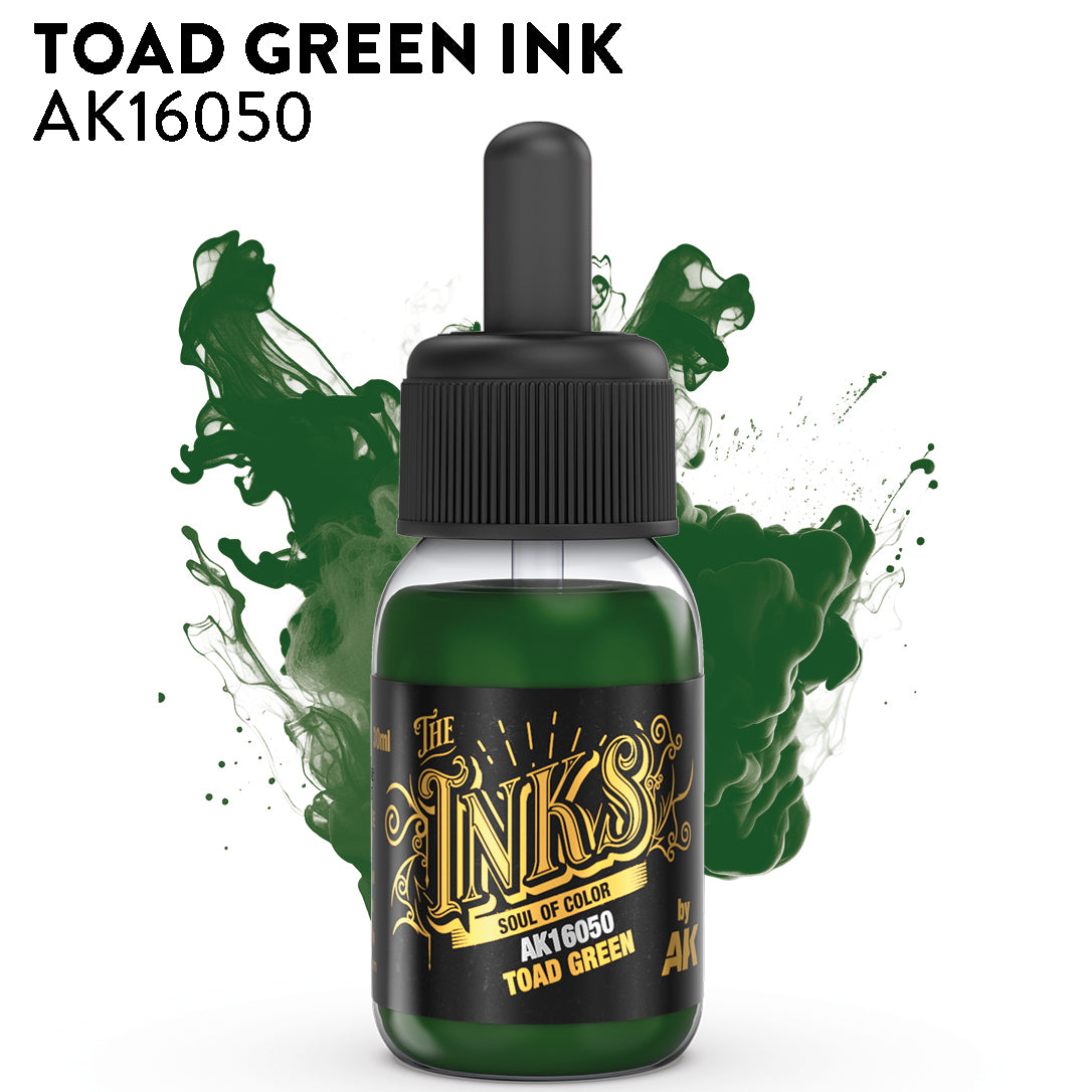 AK Interactive - The Inks: Toad Green (AK16050)