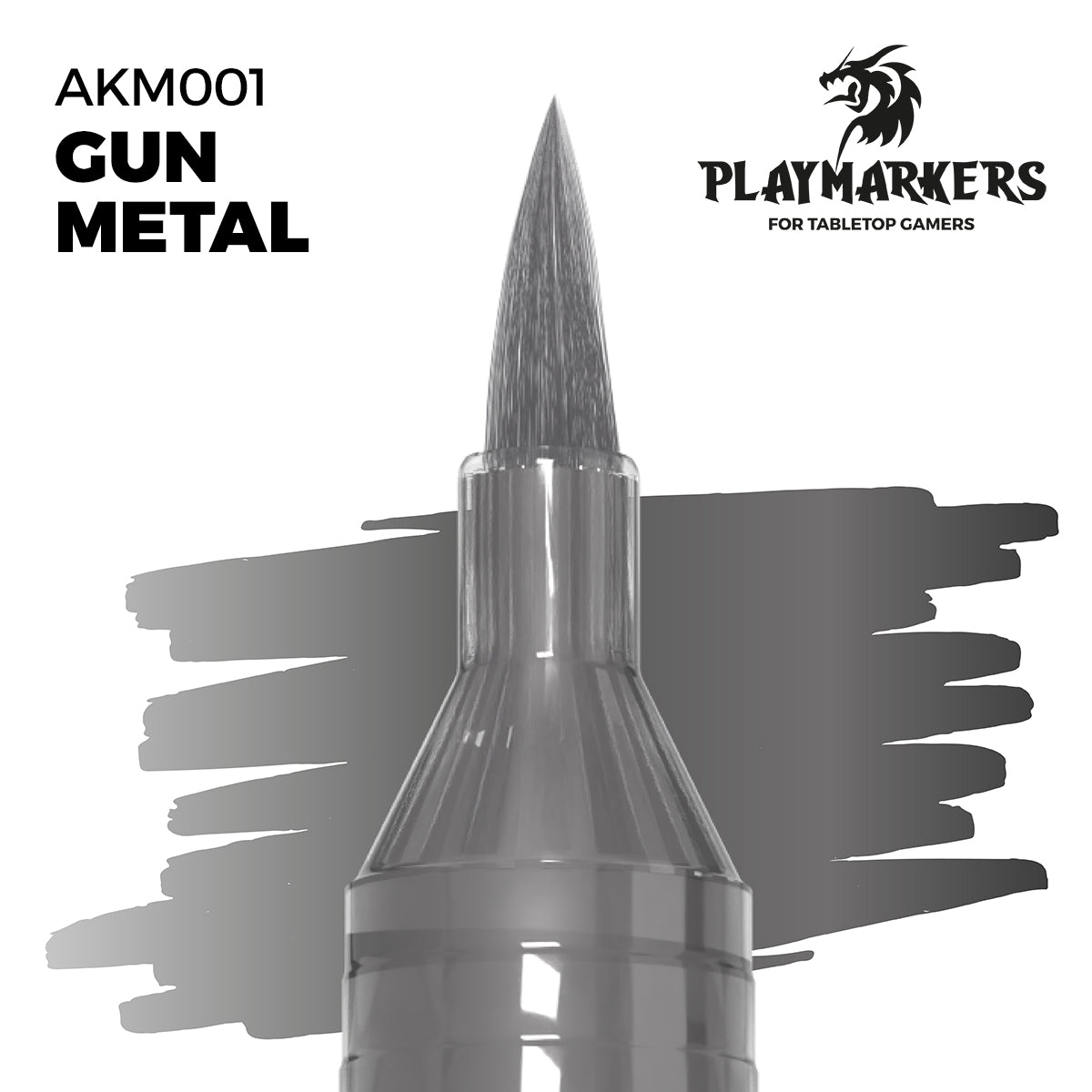 AK Interactive Playmarkers - Gunmetal