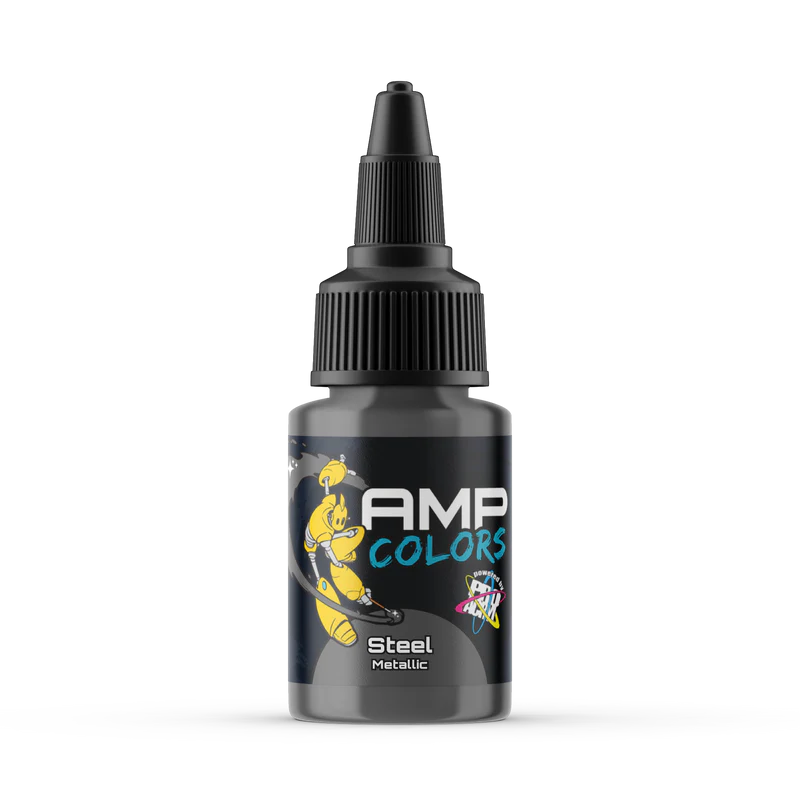 AMP Colors 010 - Pro Acryl - Steel Metallic