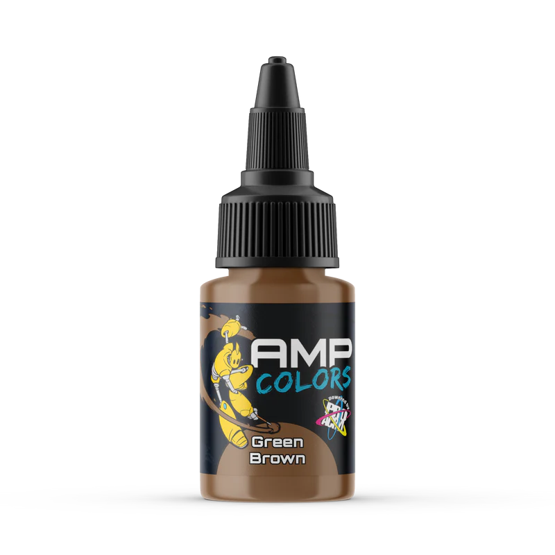 AMP Colors 020 - Pro Acryl - Green Brown