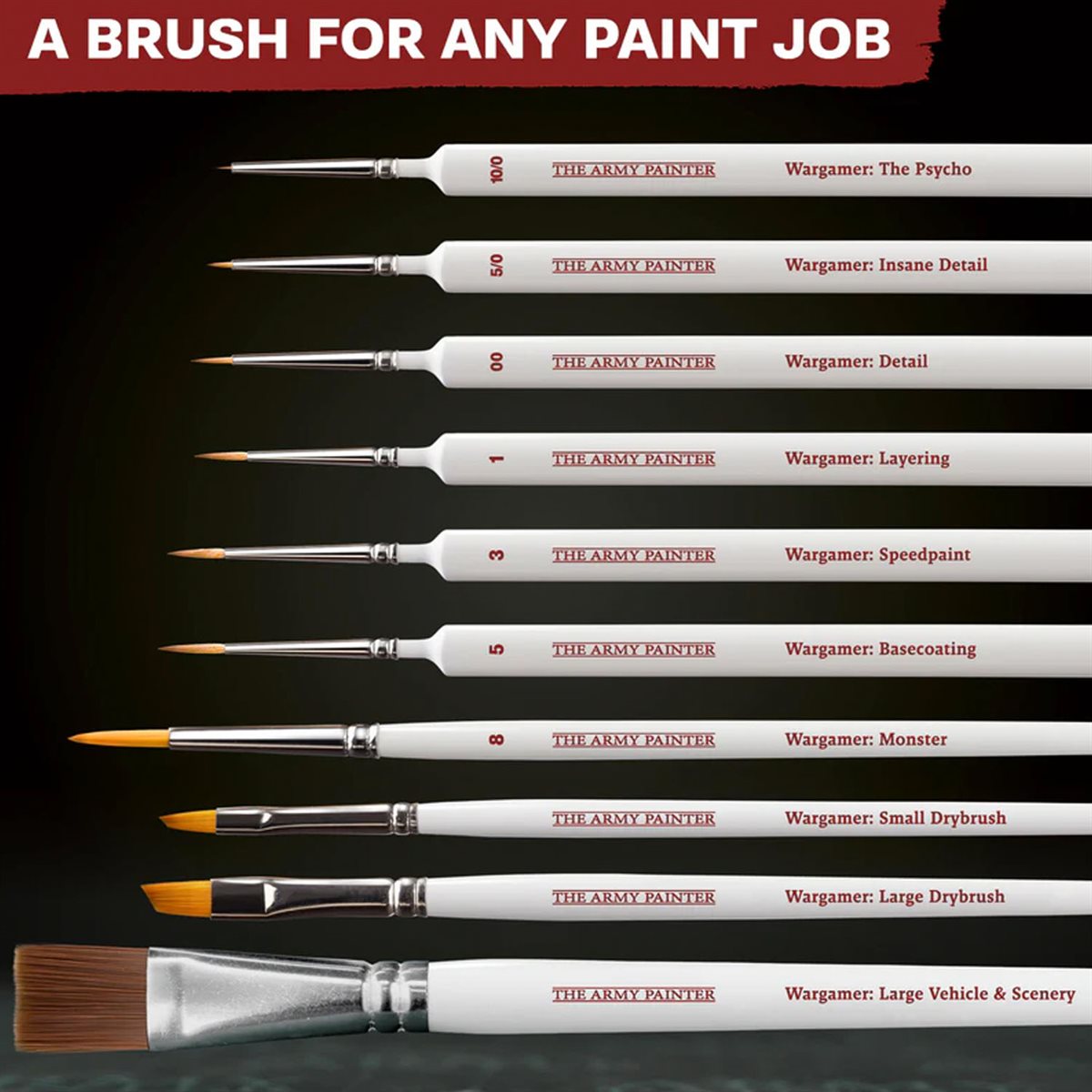 Army Painter - Mega Brush Set (TL5070)