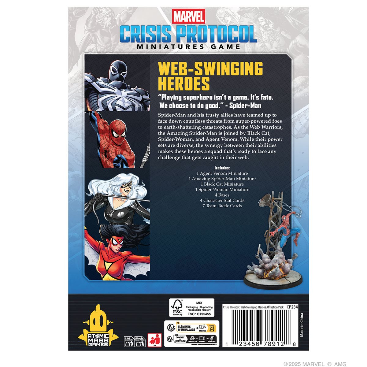 Marvel Crisis Protocol: Web-Swinging Heroes Affiliation Pack (CP234)