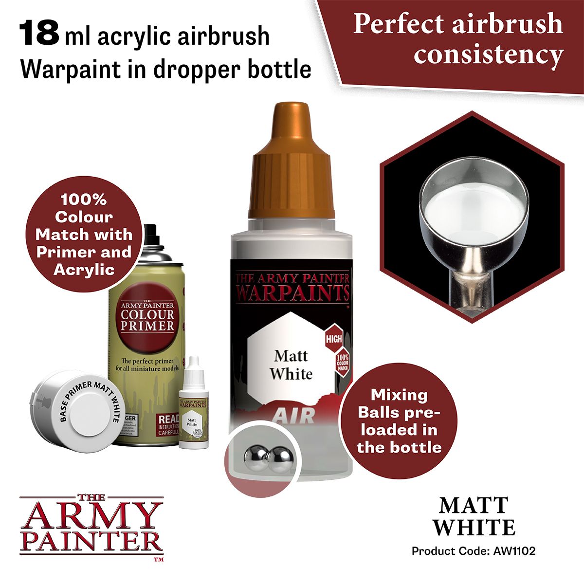 Warpaints Air: Matt White ( AW1102 )