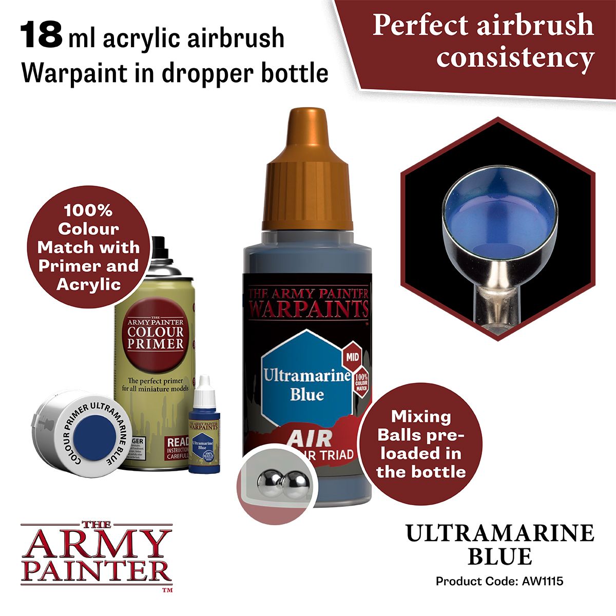 Warpaints Air: Ultramarine Blue ( AW1115 )
