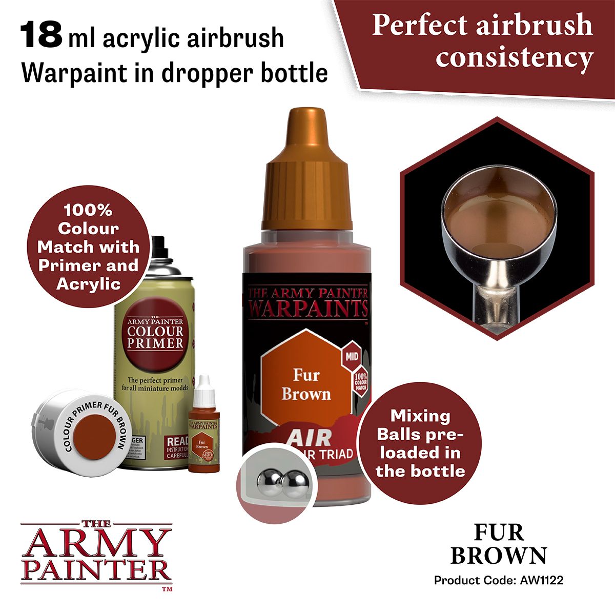 Warpaints Air: Fur Brown ( AW1122 )