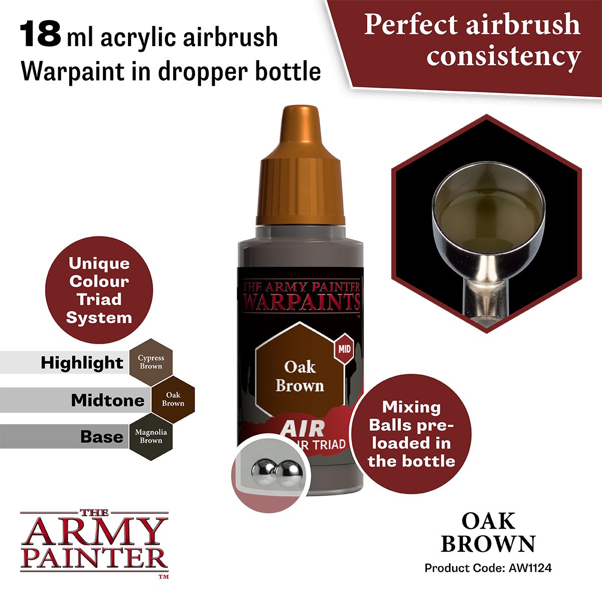 Warpaints Air: Oak Brown ( AW1124 )
