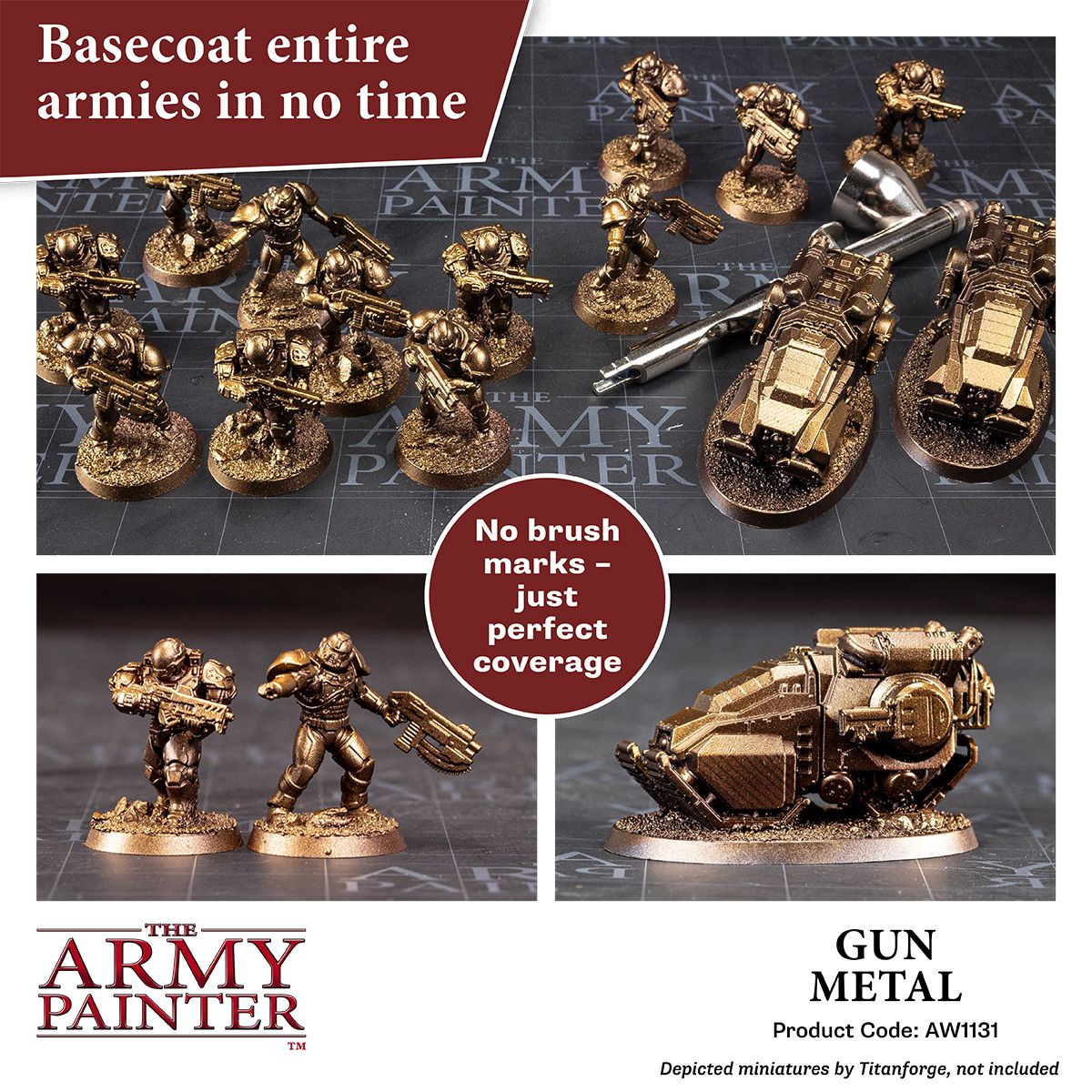 Warpaints Air Metallics: Gun Metal ( AW1131 )