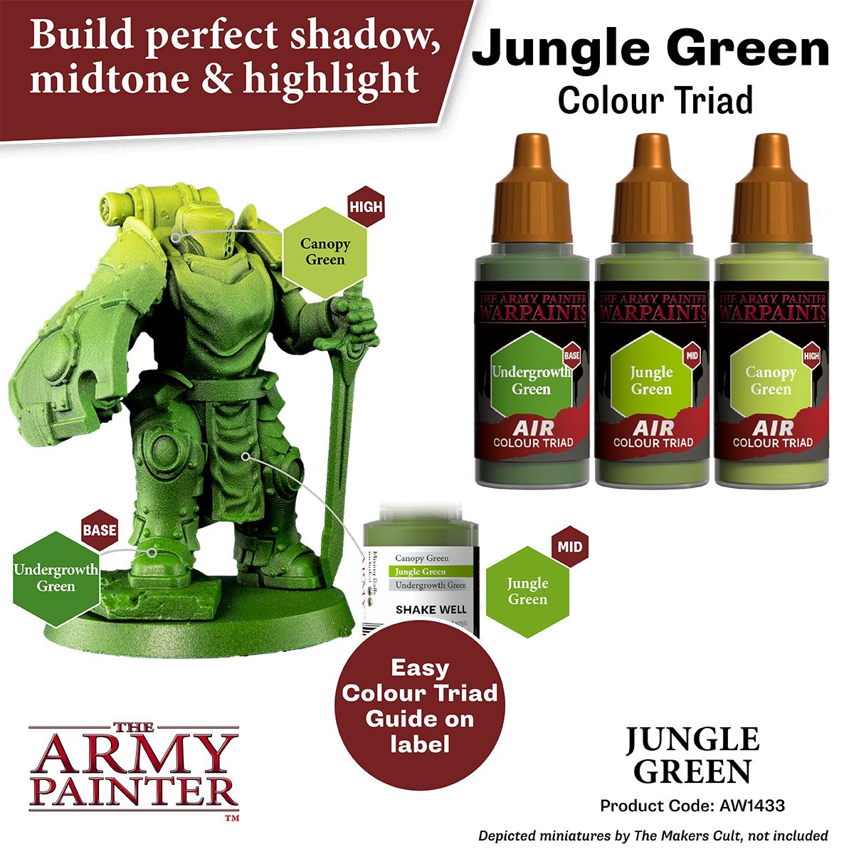 Warpaints Air: Jungle Green ( AW1433 )