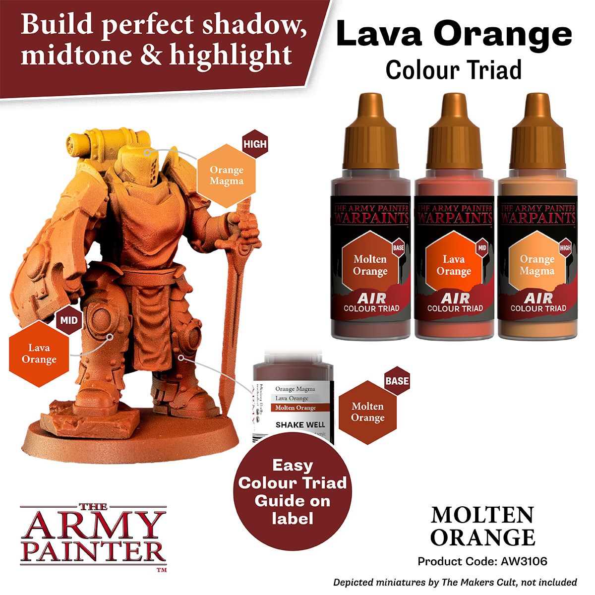 Warpaints Air: Molten Orange ( AW3106 )
