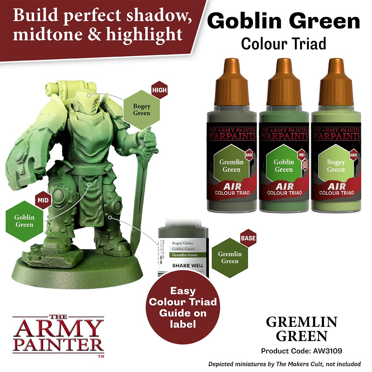 Warpaints Air: Gremlin Green ( AW3109 )