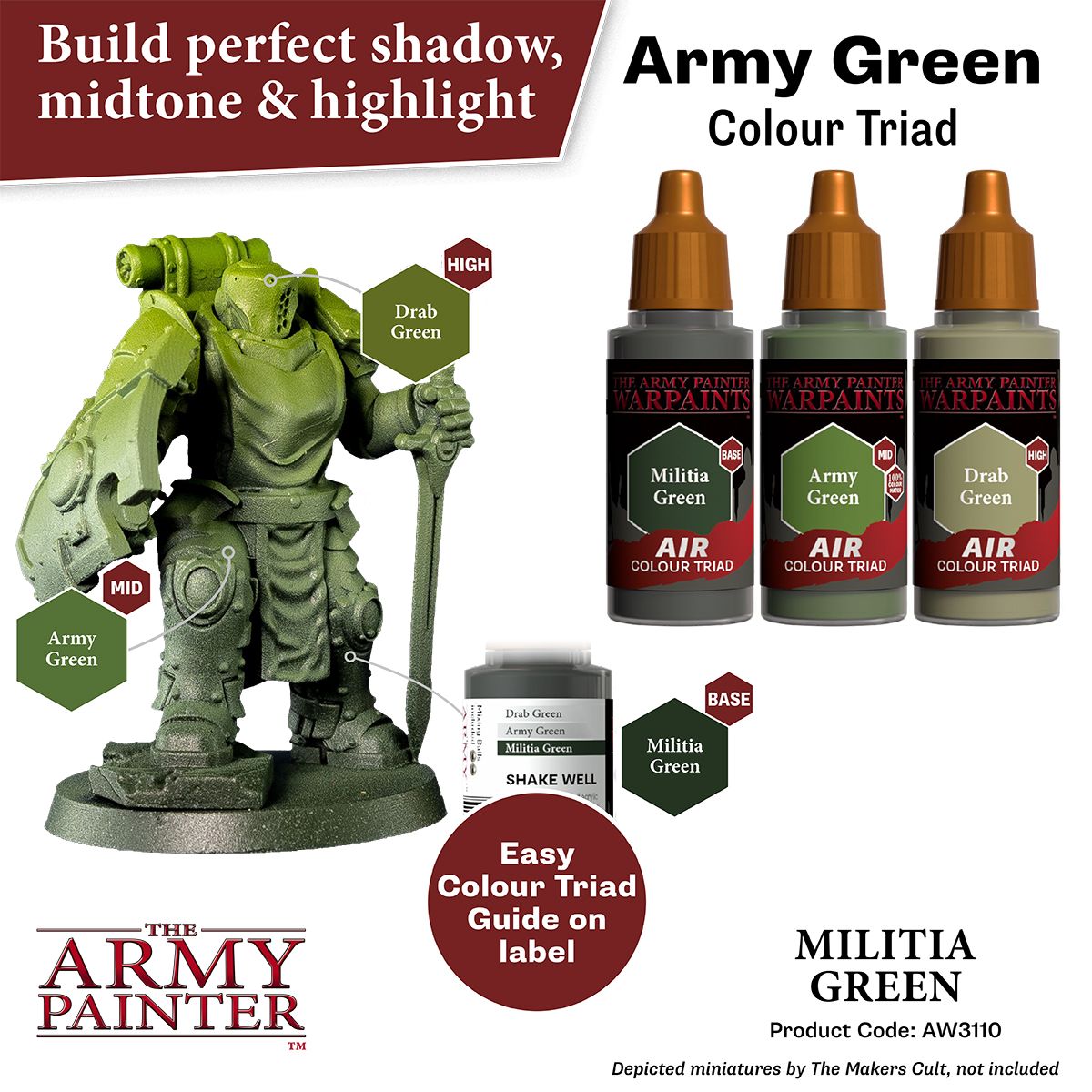 Warpaints Air: Militia Green ( AW3110 )