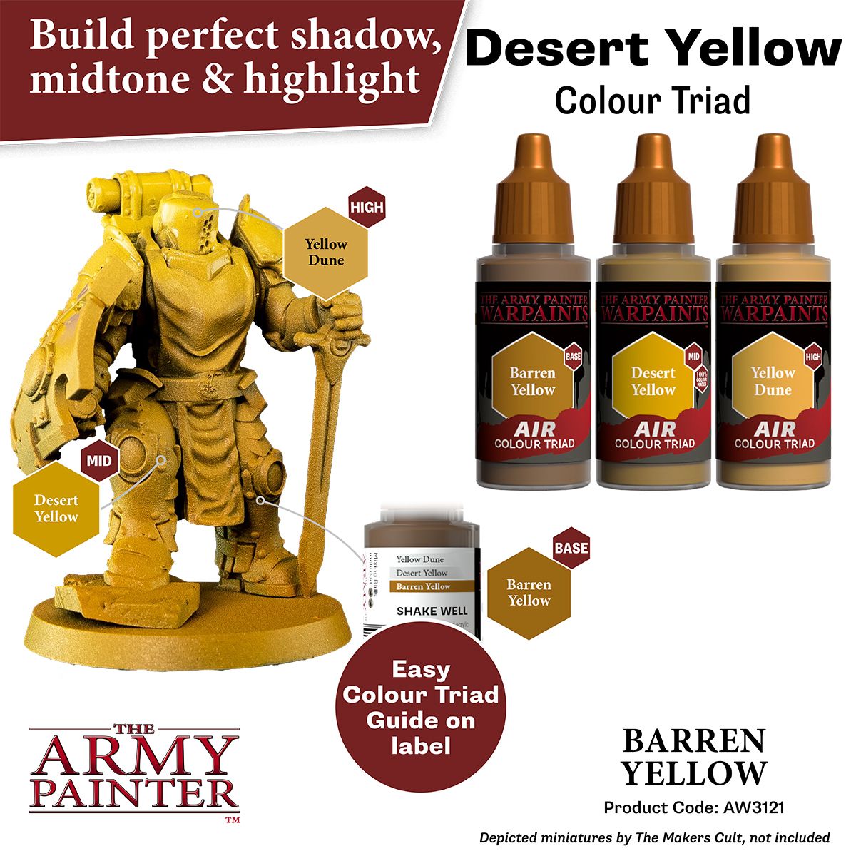 Warpaints Air: Barren Yellow ( AW3121 )