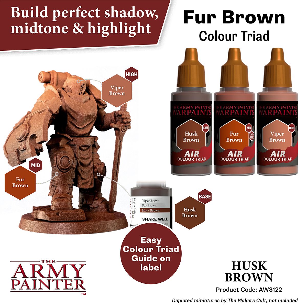 Warpaints Air: Husk Brown ( AW3122 )