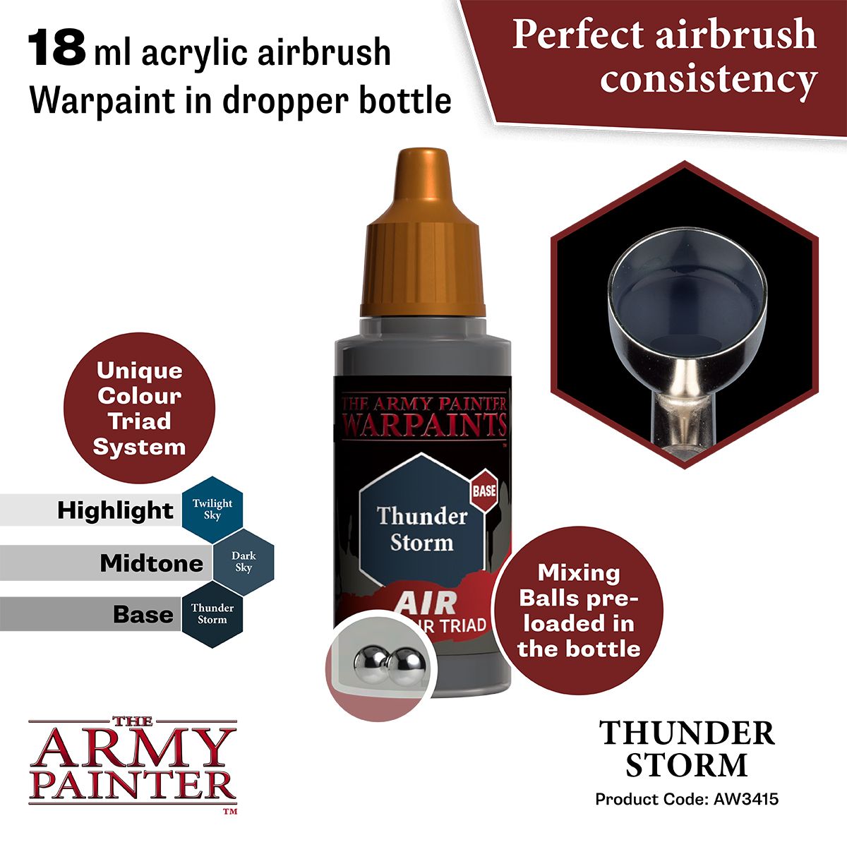 Warpaints Air: Thunder Storm ( AW3415 )