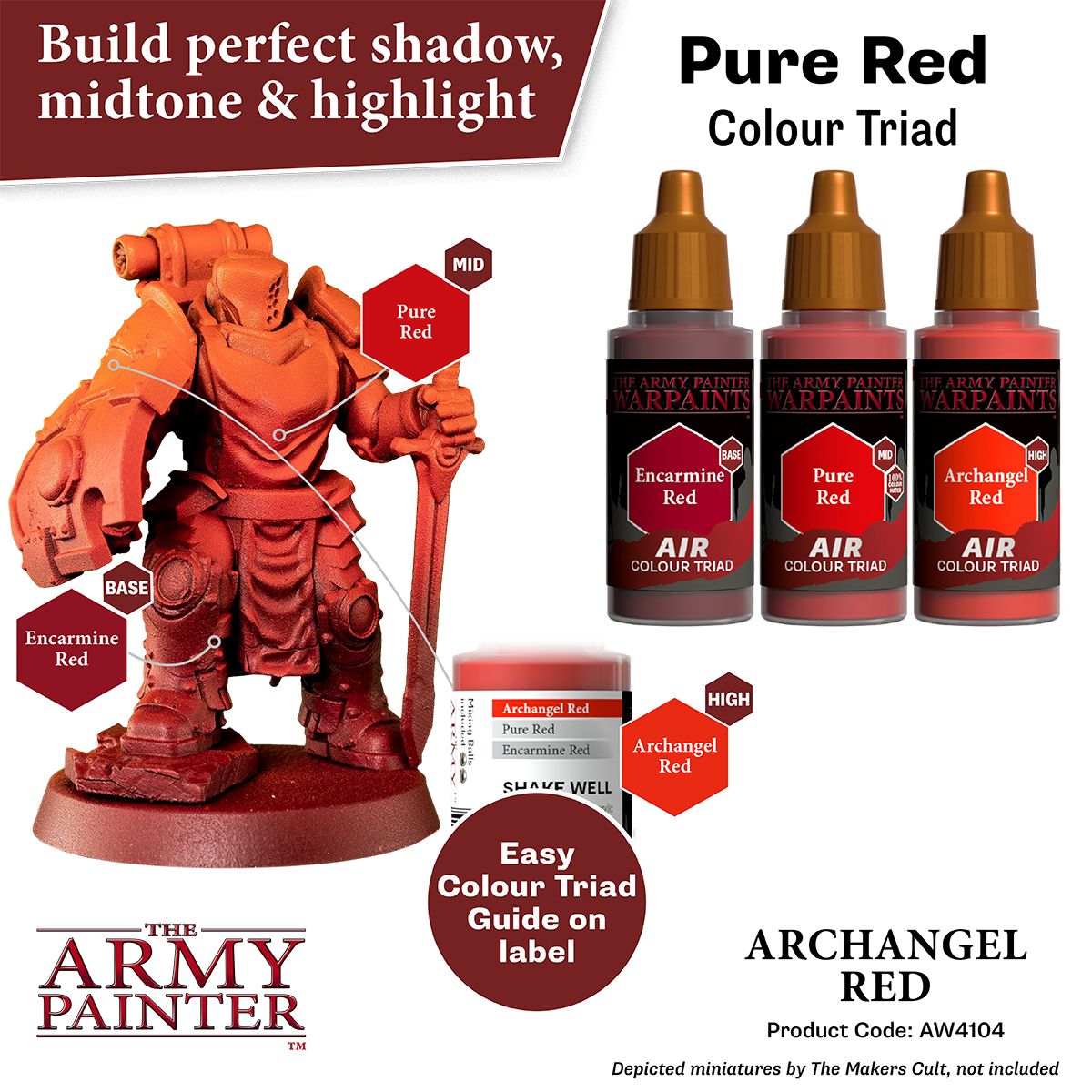 Warpaints Air: Archangel Red ( AW4104 )