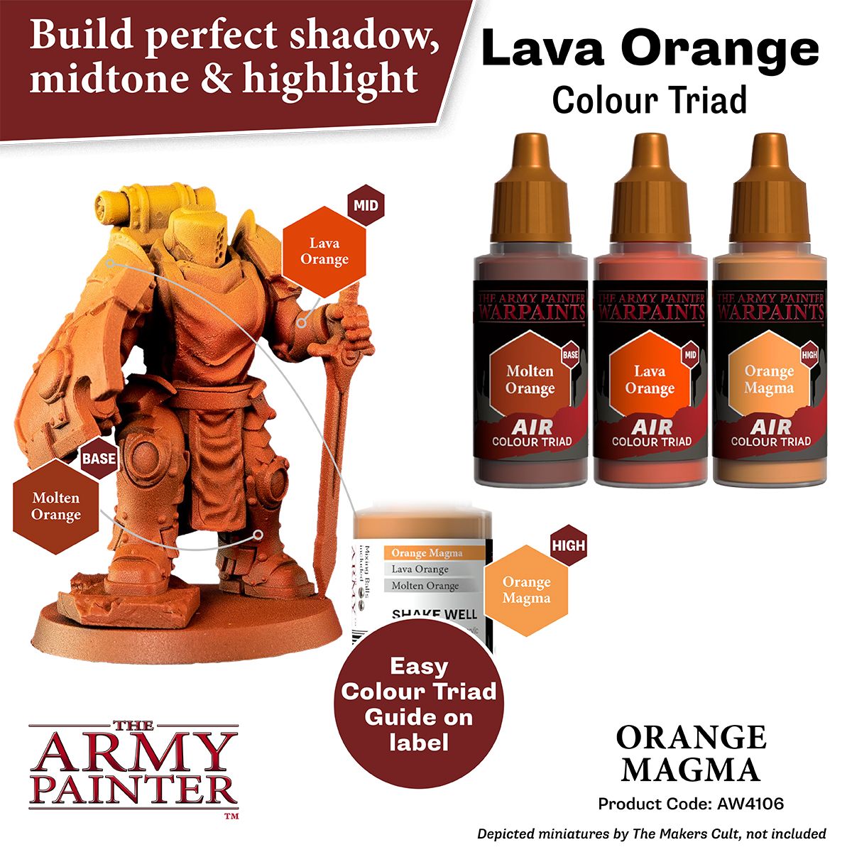 Warpaints Air: Orange Magma ( AW4106 )