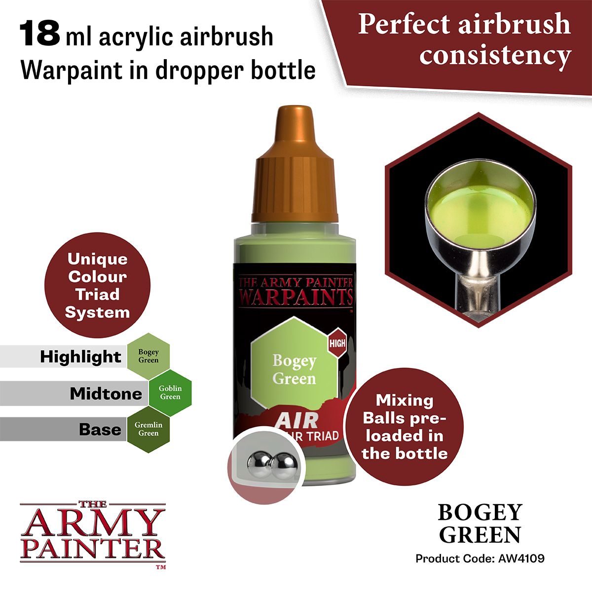 Warpaints Air: Bogey Green ( AW4109 )