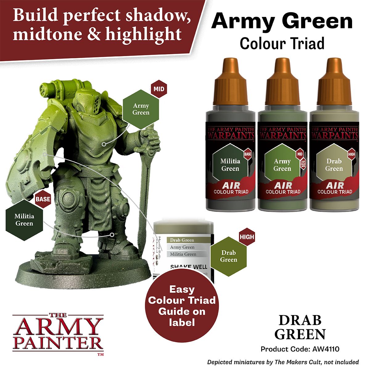 Warpaints Air: Drab Green ( AW4110 )