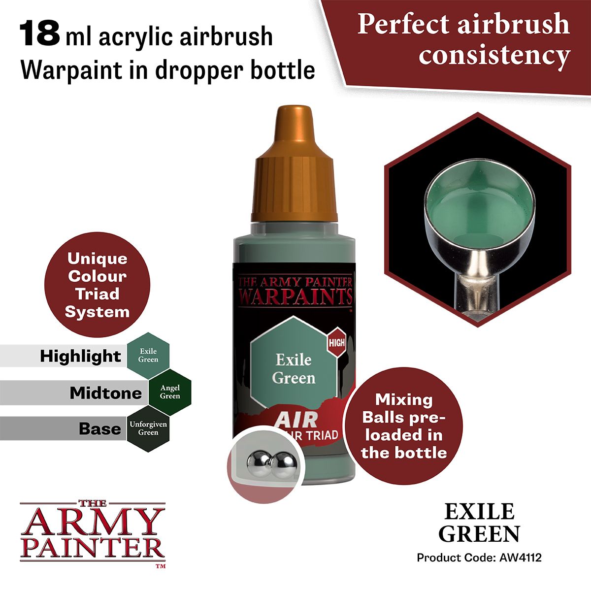 Warpaints Air: Exile Green ( AW4112 )