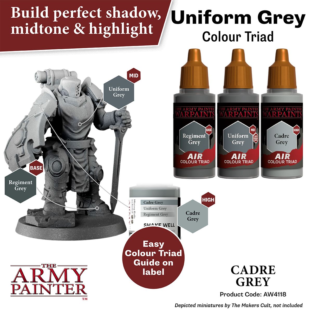 Warpaints Air: Cadre Grey ( AW4118 )
