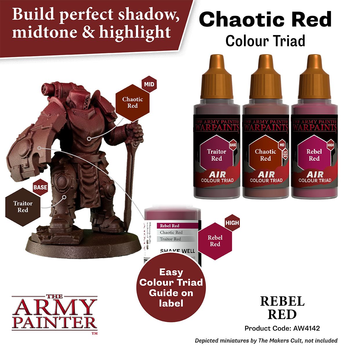 Warpaints Air: Rebel Red ( AW4142 )