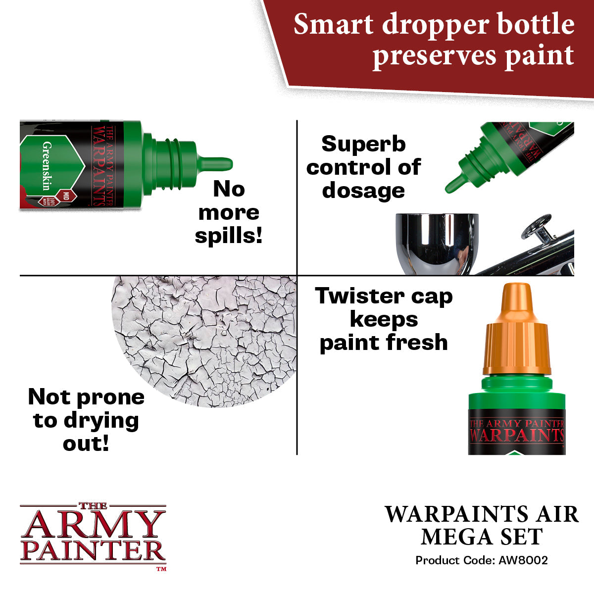 Army Painter Warpaints Air Mega Set ( AW8002 )