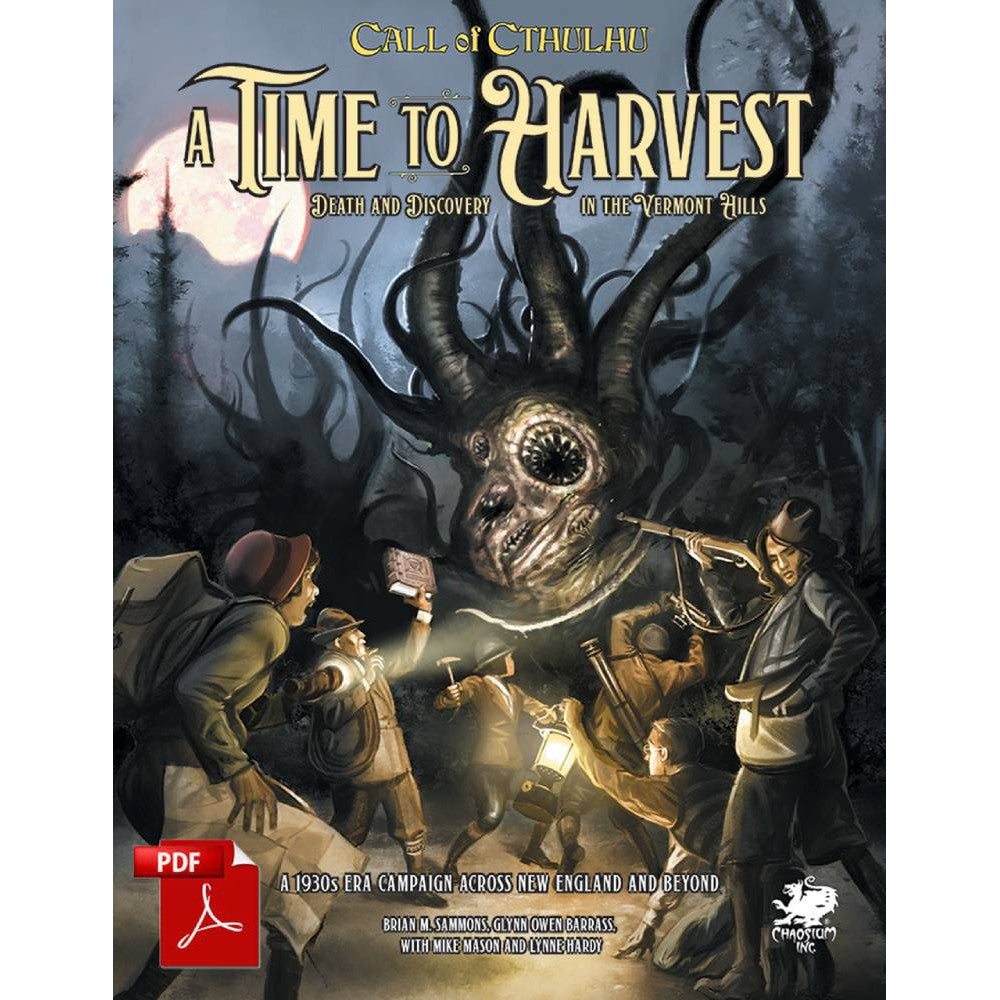 Call Of Cthulhu 7th - A Time to Harvest - Death and Discovery in the Vermont Hills