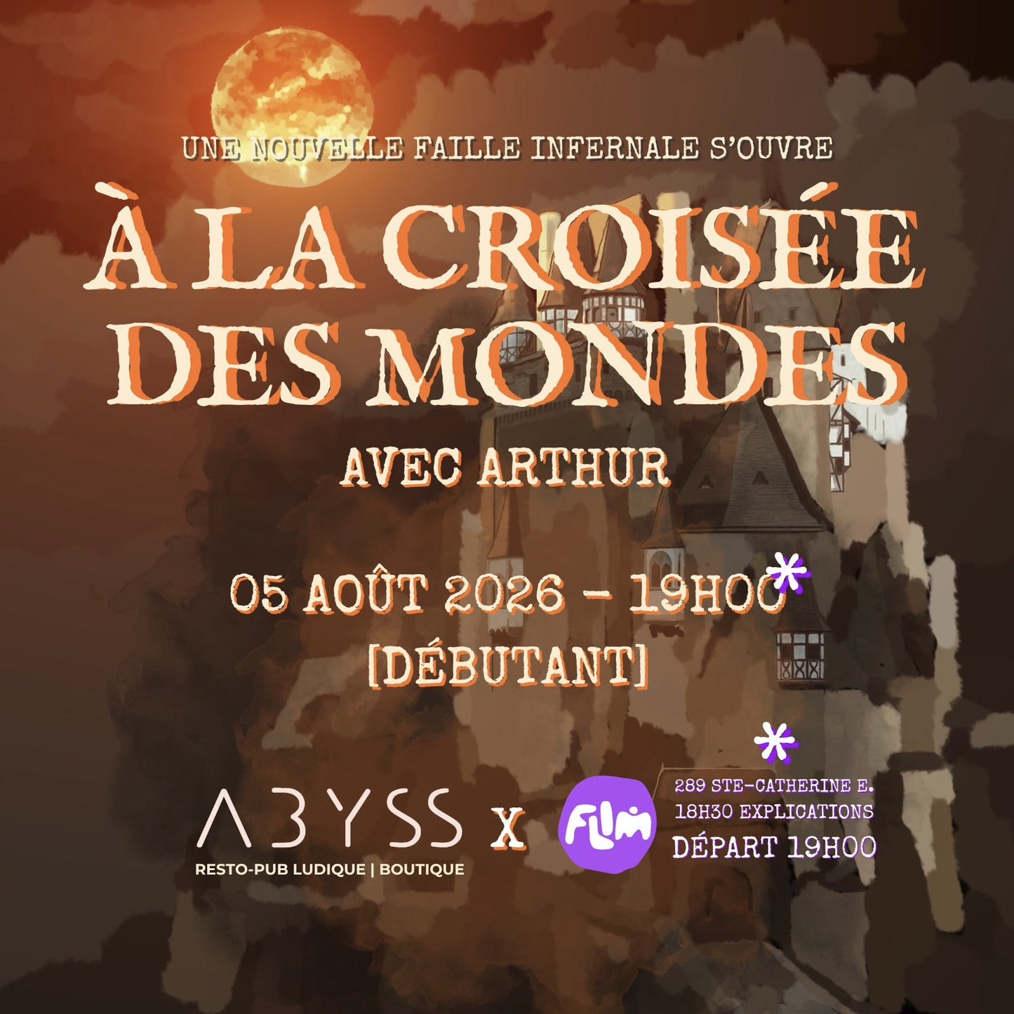 À la Croisée des Mondes | 2026-08-05 (19H & 21H45)
