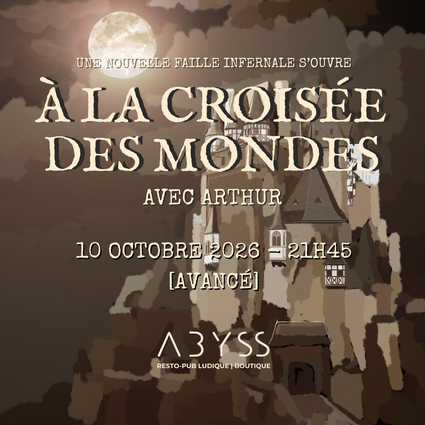 À la Croisée des Mondes | 2026-10-10 (19H & 21H45)