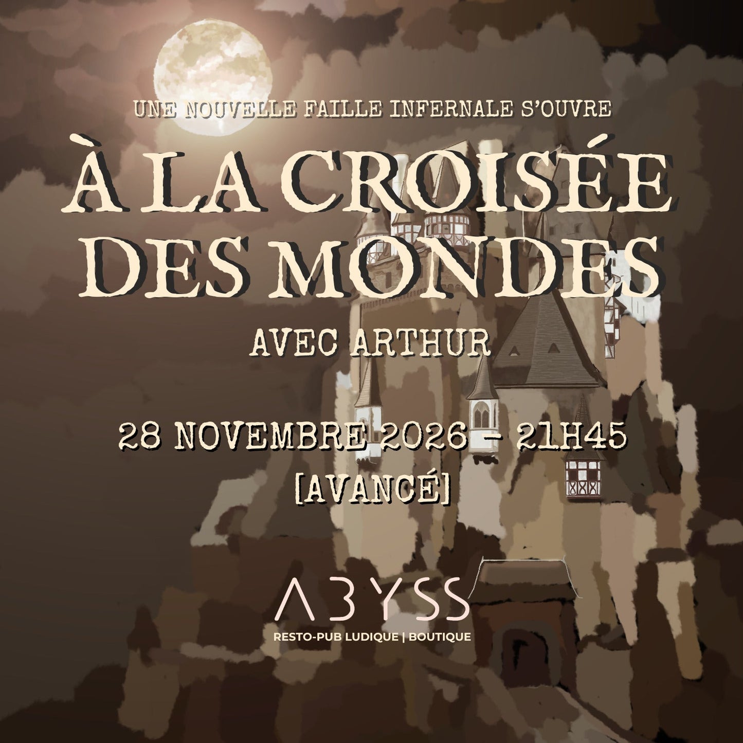 À la Croisée des Mondes | 2026-11-28 (19H & 21H45)