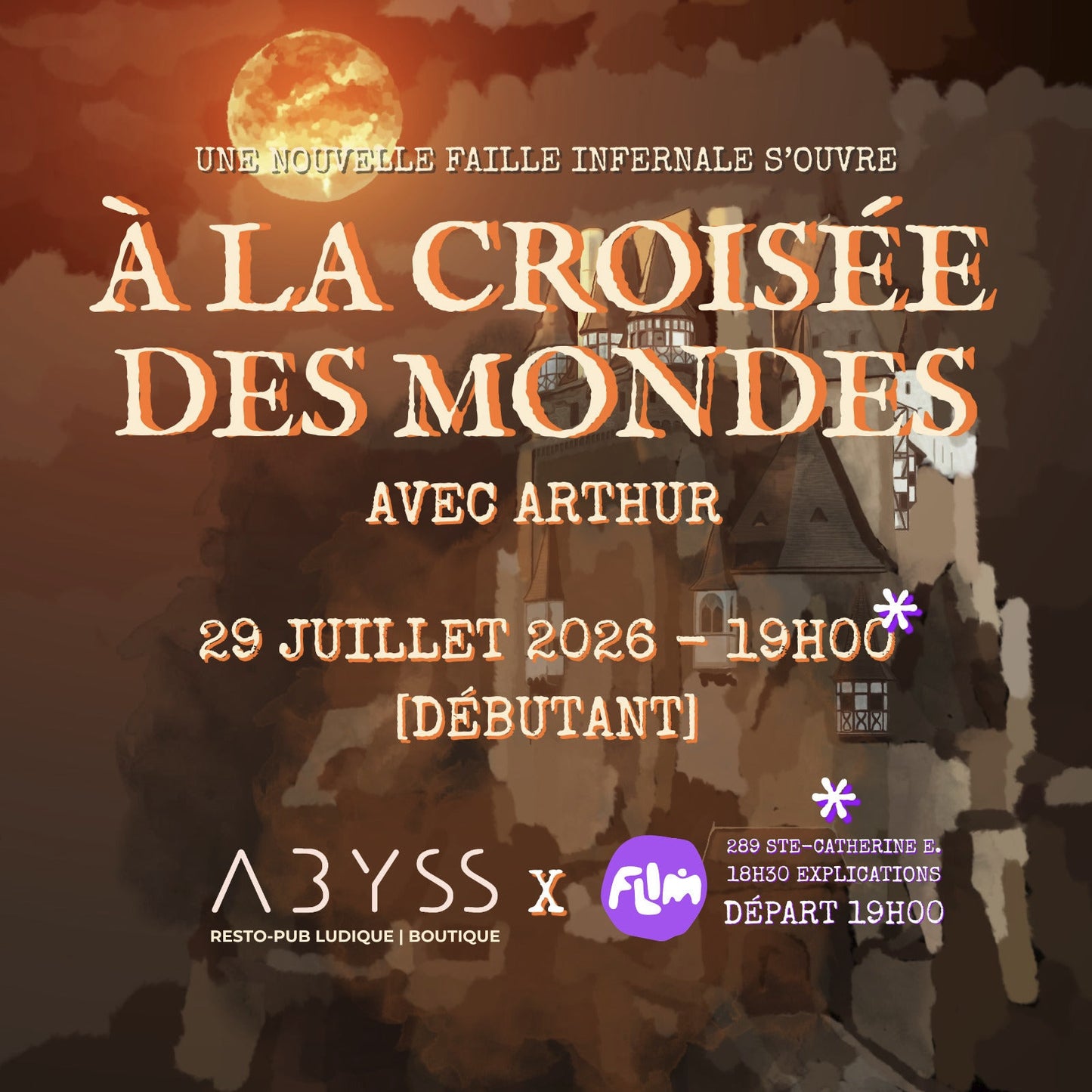 À la Croisée des Mondes | 2026-07-29 (19H & 21H45)