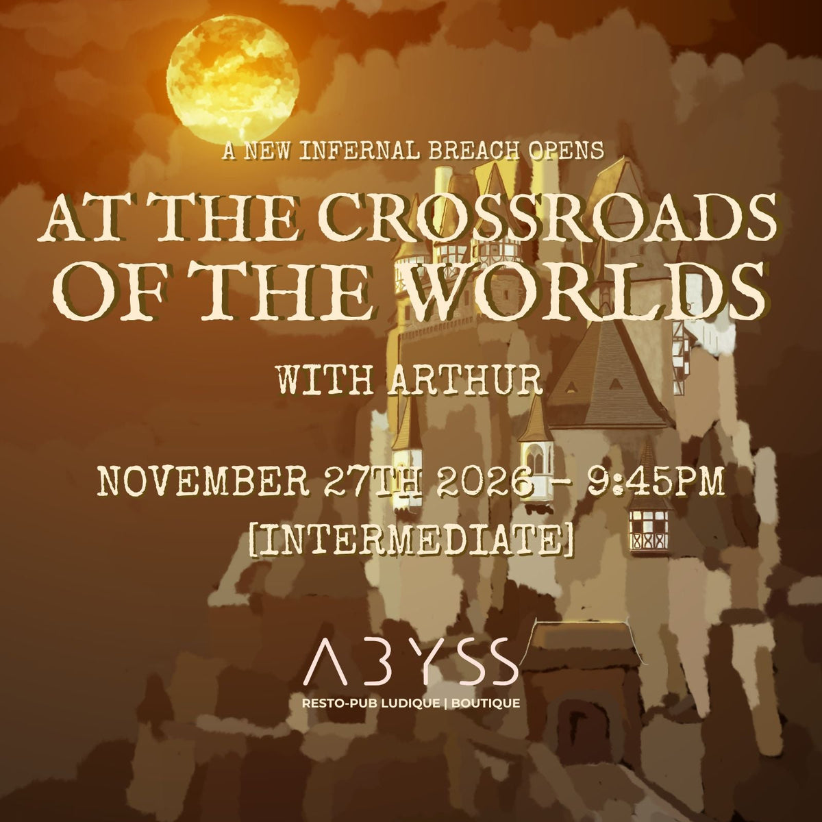 At the Crossroads of the Worlds | 2026-11-27 (19H & 21H45)