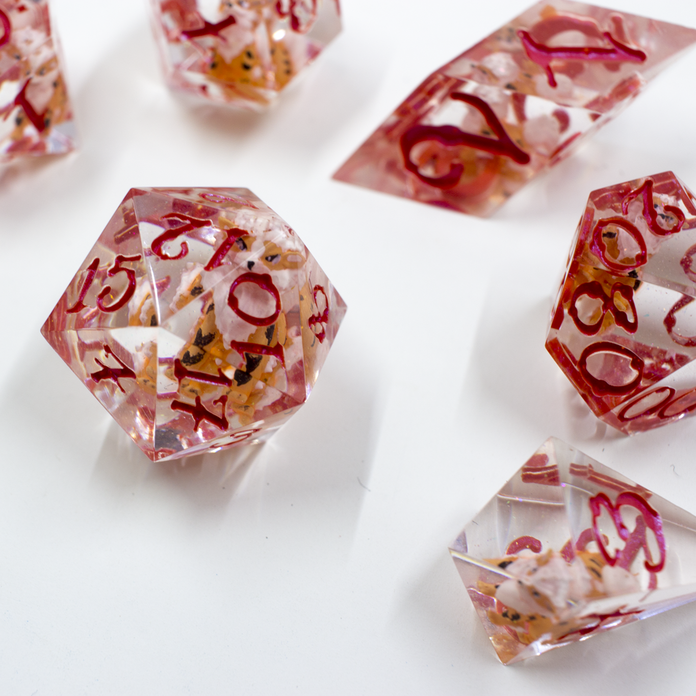 Blue Crystal Atelier - Polyhedral Dice Set