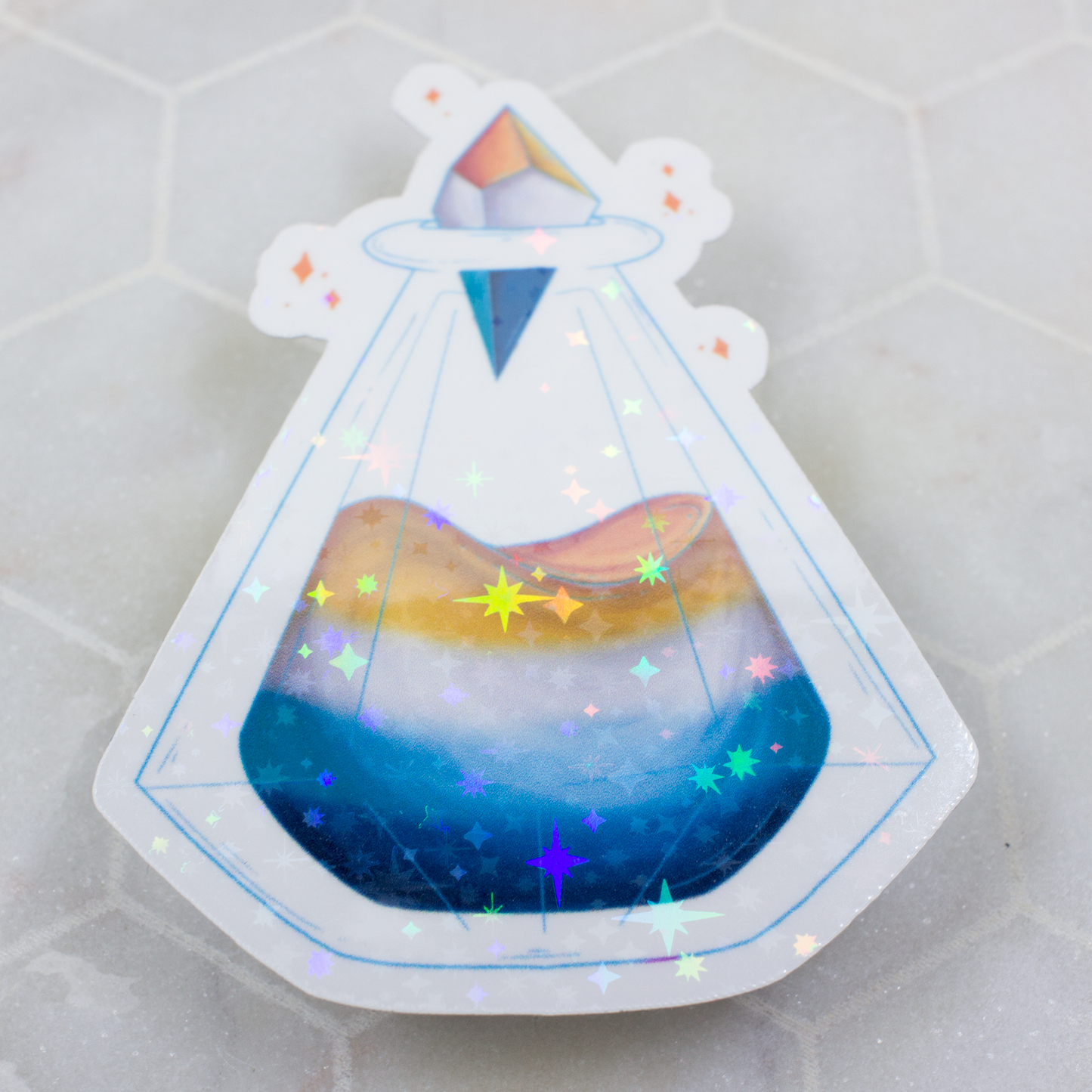 Blue Crystal Atelier - Pride Potions Stickers