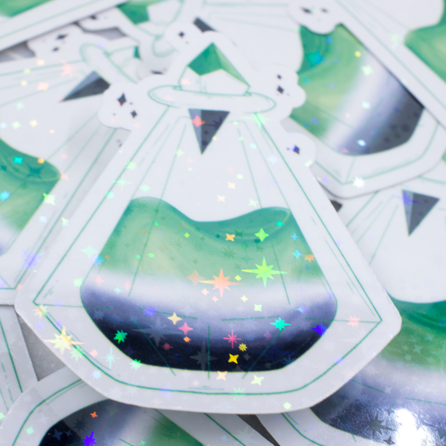 Blue Crystal Atelier - Pride Potions Stickers