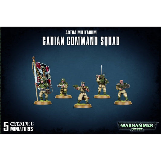 Astra Militarum Cadian Command Squad ( 47-09-R ) - Used