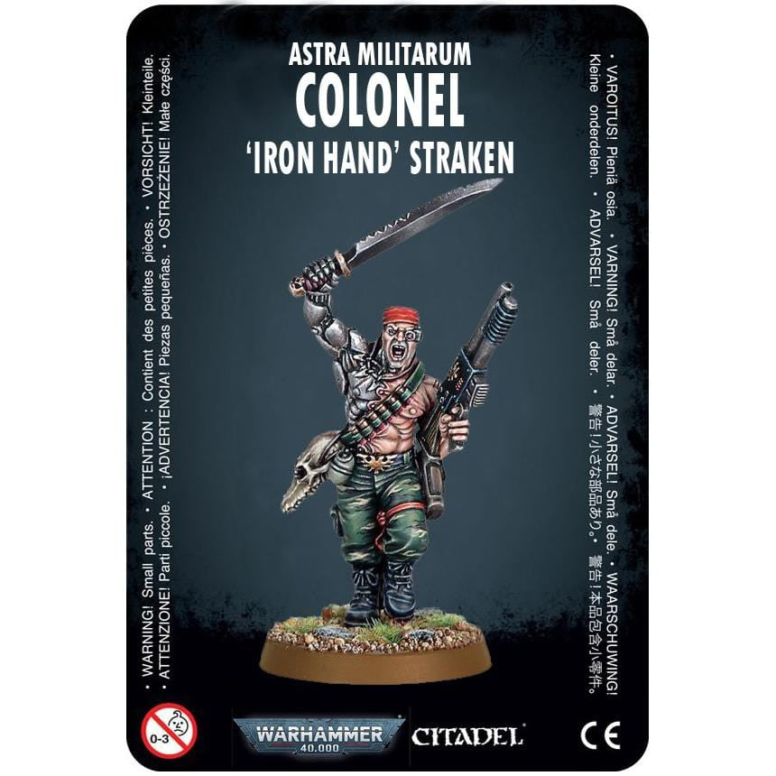 Astra Militarum Colonel 'Iron Hand' Straken ( 5264-MW ) - Used