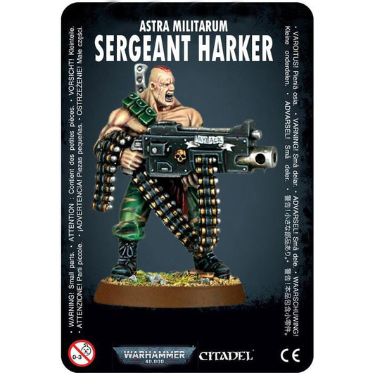 Astra Militarum Sergeant Harker (Metal) ( 5265-MW ) - Used