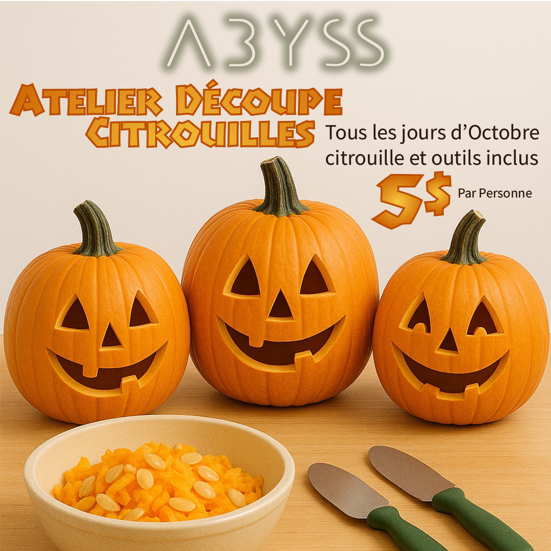 Ateliers de découpage de citrouilles!